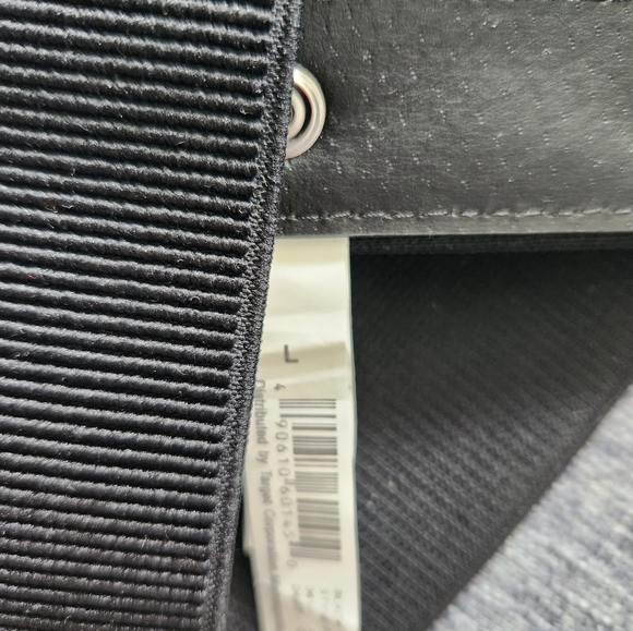 Black waist belt - women's size L - Picture 3 of 3